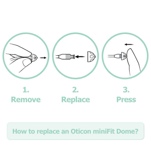 Image 38006795108645 Oticon miniFit Bass dome enkele venting small o 6mm