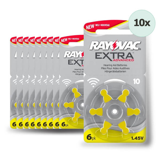 Image 38006785704229 Rayovac Extra Battery 10 hearing yellow hearingaid 10pack order buy online