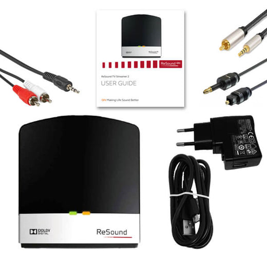 Image 38006803661093 Resound Unite TV streamer 2 how to connect hearing aids original order connect watch tv