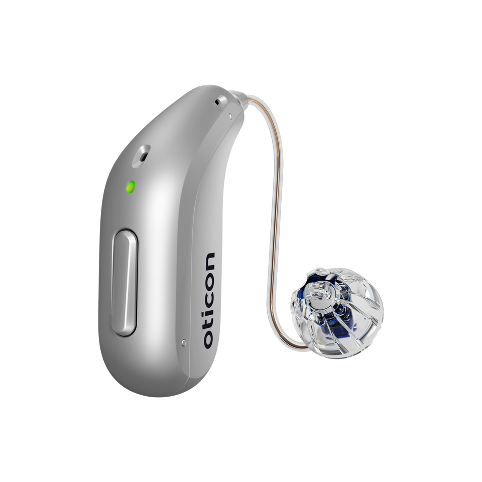Oticon CROS RE miniRITE-R Silver Grey
