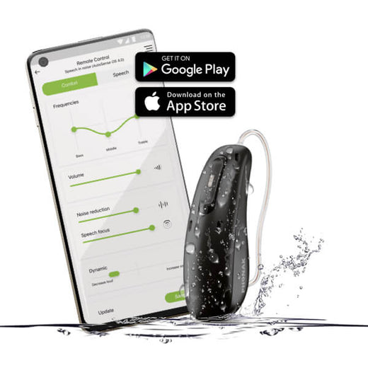 Phonak Life smartphone P90 water resistant Swimming Shower Phonak P90 Paradise 2022 Functions Waterproof hearingAid 