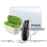 Phonak life waterproof hearingaid Rechargeable  Swimming Shower Phonak P90 Paradise 2022 Functions Waterproof hearingAid