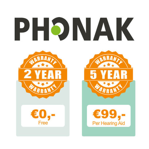 Phonak official warranty 2 years 5 prices 2