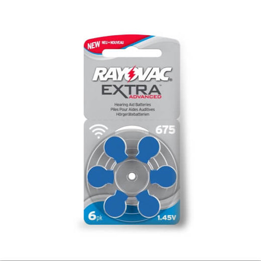 Rayovac Extra 675 buy blue hearing aid batteries order pack 10