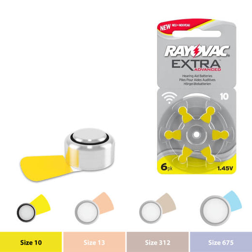 Rayovac Extra Battery 10 hearing yellow hearingaid 10pack order buy online