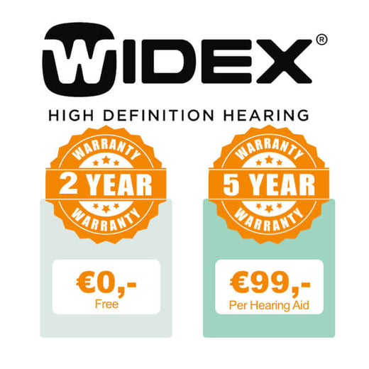 Widex official warranty 2 years 5 prices 3